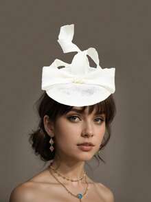 一顶优雅的复古迷你帽，适合赛马、嘉年华、单身派对、宴会、下午茶、高顶礼帽、德比帽、迷你头饰、迷你帽、学校用品、礼物、婚礼和其他场合。