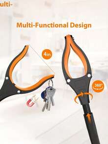 1pc 32-Inch Foldable Grabber - Practical & Lightweight Household Tool, Suitable For Elderly And Home Cleaning, Foldable & Lightweight Picker