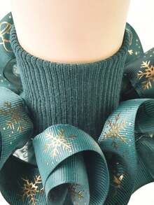 1 Pair Girls' Ruched Christmas Princess Dance Socks - Multicolor - View 4