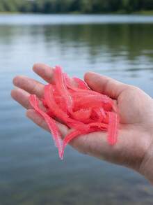 20pcs Soft Bait Biomimetic Soft Bait 8cm/3.1in Lure Fish Bait Easy To Stretch, Soft Bait With Upturned Mouth Sea Bass - Multicolor - View 2