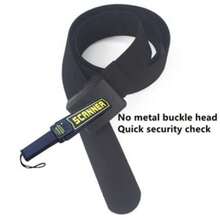 2pcs Black Nylon Waist Belt, High Quality Outdoor Hunting Multi-Functional Canvas Belt, Unisex Waist Belt Suitable For Daily Wear, Adjustable Size, Ideal For Daily Activities, Sports, Training, Best New Year Gift - Black - View 6