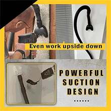 Hand-Free Dust Collector Upgraded Hole Saw Dust Extraction Tool Vacuum Attachment Dust Collector HiYi Powerful Cyclone Vacuum Dust Cleaner Dust Quick Remove Woodworking Dust Debris From Drill Hole - Black - View 9