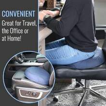 Duro-Med 18-inch Molded Foam Ring Donut Seat Cushion Pillow, Navy,37543247 - Azul Marino - Ver 2