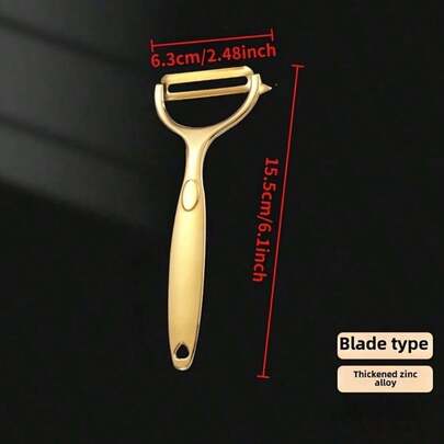 Nuevo pelador de patatas y frutas de acero inoxidable con hoja reforzada para verduras y frutas