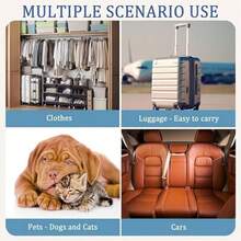 1 Piece Reusable, Washable Lint Roller - Strong Adhesive For Removing Lint And Dust From Pet Hair, Clothes, Furniture, Fabrics. (Green White) - Friendly Choice - Multicolor - View 11