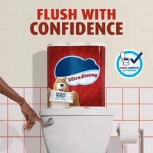 Charmin Ultra Strong Septic-Toilet Paper Cleaning Supplies- Non-Lotion Face Paper, Gentle On Sensitive Skin, Cushiony Thickness, Car Cup Holder Fit, Office Desk Essentials, Makeup Blotting, Cold And Flu Relief, Runny Nose Care, Scent Free, Absorbent Wipes, Small Square Box, Nightstand, Bathroom Vanity, Durable 2-Ply, Daily Use, White,Kitchen Accessories,Toilet Paper,Cleaning,Bathroom,Kitchen,Paper Towels,Bathroom,Household Items,Skin Care,Kitchen Essentials,Sheen - 白色 - 查看 5