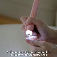 1 Set Mini Electric Nail Polishing Machine (5 Grinding Heads) Small Tool Nail Remover Nail Drill Portable Nail File Grinder - Multicolor - View 6