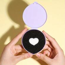 1pc Makeup Brush Cleaner Quick Clean Makeup Tool 1pc Switch Eyeshadow Color Dry Cleaning Box Reusable, Color Removal Cleaner Sponge, Quickly & Easily Clean Makeup Brushes Powder Without Water Or Chemical Solutions Eliminating Drying Time - Switch Eyeshadow Colored Immediately - Mauve Purple - View 9