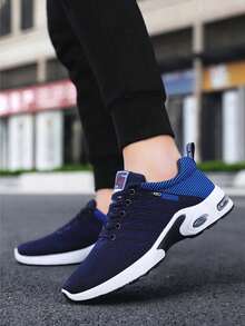 大码男士透气网面休闲跑步鞋，耐穿运动鞋，春夏款，尺码 39-47（随机字母），[温馨提示：尺码偏小，建议选购大一码]