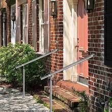 Stainless Steel Handrail, 80 To 200 Cm Long, Ideal For Stairs And Stairwells. Suitable For Indoor And Outdoor Use. Height: 90 Cm - 200x90厘米 - 查看 5