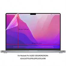 Bộ 3 miếng dán màn hình PET mềm chống chói, tương thích với Apple Air 13.3/13.6/14.2/15.3/16.2 inch (M4/M3/M2), Chống chói | Chống bám vân tay | Siêu trong suốt | Dễ dàng lắp đặt | Không bọt khí | Bảo vệ mắt | Chống trầy xước | Bảo vệ màn hình khỏi trầy xước và hư hỏng | Món quà lý tưởng cho gia đình, bạn bè hoặc người thân yêu nhân dịp công việc, sinh nhật, lễ Phục sinh, Giáng sinh - Bộ 3 tấm phim PET mờ chống chói. - Xem 14