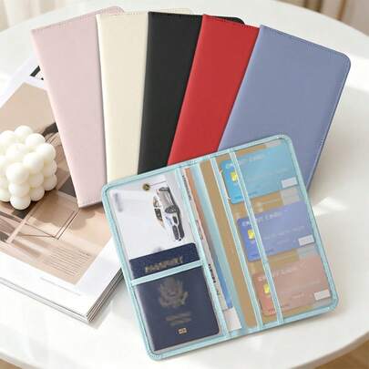 Unisex PU Leather Car Document Holder, Stylish Driving License Wallet, Card Holder, Glove Box Organizer, Can Store Vehicle Registration, Insurance, Driver's License, Passport And Other Cards | Essential For Travel/Vacation, Perfect Gift For Car/Truck/Motorcycle/Trailer Owners (Birthday/Valentine's Day/Anniversary), Back To School Accessory