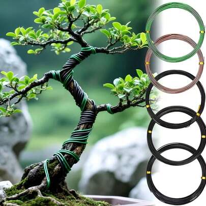 盆景造型训练、植物修剪与塑形、盆景树枝控制与塑形配件