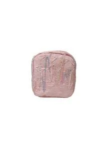 1pc Cow Print Zipper Sanitary Pad Pouch, Large Capacity Portable Bag For Storing Sanitary Pads, Liners, Tampons, Also Can Hold Cosmetics, Coins, Small Items, Versatile For Home, Gift, Travel, Holidays (Halloween, Christmas), Bohemian Style - Multicolor - View 40