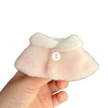 10cm Doll Clothes For Autumn/Winter, Miniature Doll DIY Outfit Includes Cape And Dress - Multicolor - View 3