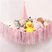 CYPNAlmacenamiento de Juguetes de Peluche Amaca para Peluches Red para Peluches Puede Guardar Juguetes y Artículos de Uso Diario para El Dormitorio Sala de Juegos Esquina BlancoFashion - 219361938 - Ver 9