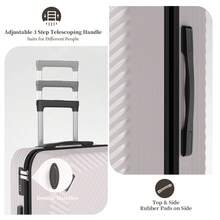 YSTYLE 5-Piece Suitcase (12/18/20/24/28 Inches), The Perfect Travel Companion! Scratch-Resistant, Beautiful, And Elegant. Lightweight And Easy To Carry With Swivel Wheels.