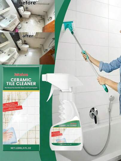 jakehoe Ceramic Tile Cleaner, Household Stain Remover For Cleaning Tile Surfaces And Home Environment. It Can Enhance Cleaning Effect And Soften Water Quality. Gently Removes Stains And Brightens Ceramic Colors. Effectively Reduces Surface Tension And Improves Cleaning Ability.