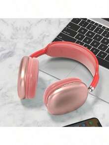 P9 TWS Bluetooth Stereo Earphones, Long Battery Life, Fast Charging - Macaroon - Immediate Shipping - Red - View 2