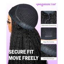 DHeadband Wig Human Hair Yaki Straight Wigs Human Hair Hine Made Headband Gluel Wigs Drawstring Ponytail For  18 Inch - Headbandyakistraightwig - View 5