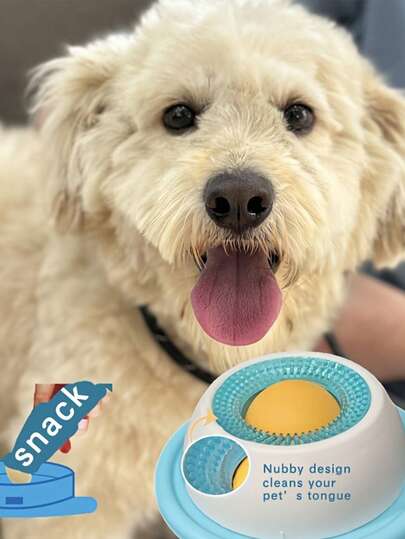 Pet Licking Plate Wet Food Treats Yogurt Licking Toy, Slow Feeder To Consume Energy And Clean Mouth, Suitable For Cats And Dogs