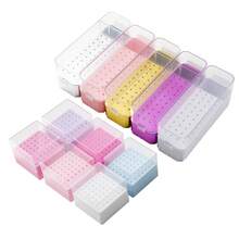 40/49 Hole Nail Drill Bit Storage Box, Dust-Proof Nail Drill Bit Base, Nail Drill Bit Display Rack, Cleaning Box, Salon Manicure Tool - Multicolor - View 11