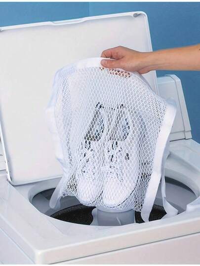 运动鞋晾干袋，耐用鞋类清洗袋，带弹力绳的洗衣袋，运动鞋洗衣袋，运动鞋洗衣袋，洗衣机晾干袋，适用于鞋子、衣物、洗衣和商业用途