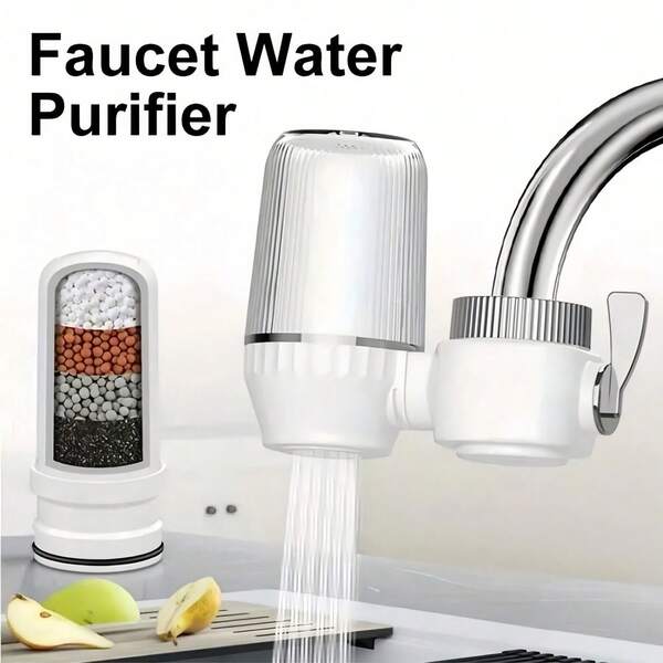 Sink Water Purifier, Faucet Water Purifier (Without Light), Activated Carbon Faucet Water Purifier Can Remove Chlorine, Scale, Heavy Metals, And Odors