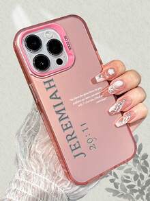 Christian Bible Verse Jeremiah 29:11 Phone Case With IMD Technology Laser Backplane, Stylish And Comfortable Grip, Compatible With IPhone 17 16 15 14 13 12 11 7 X Series - 紫色 - 查看 3