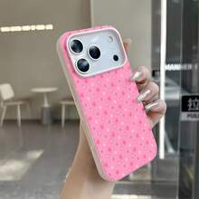 Estampado de estrellas rosa. Esta elegante funda es compatible con los modelos  16, 15, 14 Pro Max, 13, 12, 11, XR y XS Plus. Fabricada en silicona TPU, ofrece protección contra golpes y caídas, además de una sensación superior. Es un regalo ideal para familiares, amigos y seres queridos, y una opción perfecta para Navidad.fundas para ,accesorios para celular,fundas para celular,funda  13,fundas ,fundas para  13,funda  16,funda  17 pro max, 17 pro max,funda  15,funda  17,funda ,fundas para  16,fundas  15,funda  14,fundas  17 pro max,protector para ,fundas  11,fundas  12,funda  17 pro,fundas  13,,case  17 pro max,fundas para  11,fundas para  12,san valentín,rosa,Funda magnética para teléfono esmerilada - Rosa - Ver 3