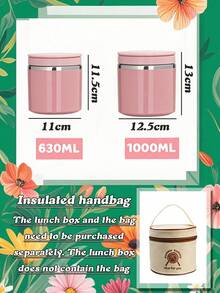 وعاء عازل للحرارة سعة 1000مل/630مل مع مقبض، من الفولاذ المقاوم للصدأ لحفظ الطعام والأطفال، وعاء طعام، وعاء حساء، كوب حساء حراري، باللون الوردي/الأخضر/الأزرق، مناسب للمكتب والسفر والمدرسة والهدايا وعودة للمدرسة والمطبخ والعطلات، يمكن استخدامه في الميكروويف، وجبة الإفطار: الشوفان - متعدد الألوان - مشاهدة 10