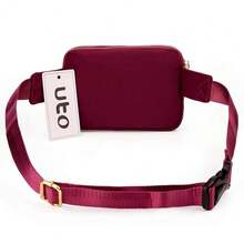 UTO Fanny Pack For Women Crossbody  Fashion Belt Purse Chest Waist Hip Bumbag For Outdoor Shopping Travel HiFKing - NylonRed - 查看 10