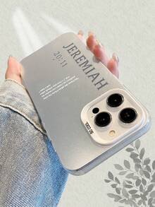 Christian Bible Verse Jeremiah 29:11 Phone Case With IMD Technology Laser Backplane, Stylish And Comfortable Grip, Compatible With IPhone 17 16 15 14 13 12 11 7 X Series - 銀色 - 查看 3