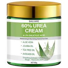 60%尿素乳霜 + 2%水杨酸，滋润滋养手足肌肤，蕴含芦荟、荷荷巴油、茶树油、鳄梨油，柔滑去角质乳液，适用于粗糙、厚实、干燥肌肤。 - 香 - 查看 10