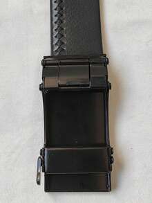 Men's Belt With Automatic Buckle, Fashionable And Casual For Young, Middle-Aged And Professional Use - màu đen - Xem 2