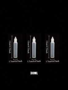 多尺寸精油滴管瓶，可重复使用的塑料液体分装瓶，适用于化妆品/精油，是储存精油、香水、精华液的理想之选，也适合DIY爱好者、旅行者、美容爱好者，是旅行套装、家庭芳香疗法、实验室用品、日常护肤的完美之选，用途广泛，可用作油瓶、液体容器和旅行小瓶，方便储存少量液体。 - 彩色 - 查看 15