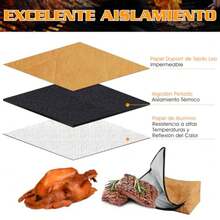 CYPNManta de Barbacoa para Descansar Carne 21" Bolsa de Descanso Aislada Reutilizable con Boca Ancha Manta para Ahumar Utensilios de Barbacoa para BBQ Viaje Picnic FiestaFashion - 224419109 - Ver 5