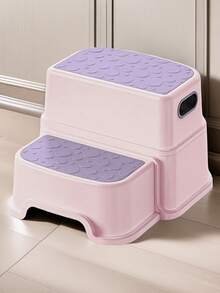 Small Ladder, Step Stool Assistant Is Perfect For Toilets, Easy-To-Move Bathroom Sinks - Double Height 9.5 Inches Non-Slip Toilet Training, Kitchen, Bedroom And Classroom. - Hồng - Xem 2