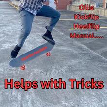 de monopatn rpido, perfecto para principiantes completos y ms all. Rpido,  y fcil Accesorios de monopatn para ruedas - Verde - Ver 2