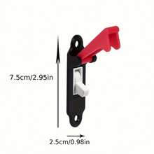 1个装独特导弹发射器造型灯开关盖，无需电池的立方体形状拨动开关保护罩，墙板保护罩 - 彩色 - 查看 2