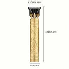 300mAh 可充电复古电动剃须刀，无线理发器，男士便携式理容套装 - 彩色 - 查看 11