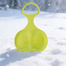 1个加厚圆形雪橇，耐磨加厚沙/草地雪橇板