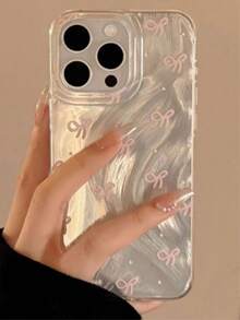 蝴蝶结彩绘高端羽毛雪纺极简时尚手机壳，兼容 15、15 Pro Max、Apple P13、P14、P11、P12、XS、XR、7/8P、7/8G ES2、A14、A15、S23U、A50、A12、A32、A52、A72、A51、A21S、A13、A14、S22 Ultra、S23、A33、A53、S20 FE，防摔 - 彩色 - 查看 3