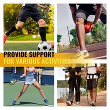 1pc Unisex Knee Brace, Multi-Color Options, Compression Knee Strap, Patella Support And Stabilization, Enhances Sports Performance - Multicolor - View 8