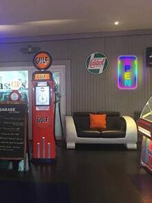 1 Peça Letreiro de Néon de Carta Aberta Multicolorido, Luz de LED Brilhante Alimentada por USB - Decoração para Boate, Caverna do Homem, Salão de Unhas, Bar, Hotel, Cafeteria, Loja, Presente Perfeito para Aniversário e Feriados - luz policromática - Visão 2