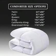 Comforters Full Size, Duvet Insert,White All Season Duvet, Lightweight Quilt, Down Alternative Hotel Comforter White, Full 82x86 Inches - Chăn bông nhẹ - Xem 3