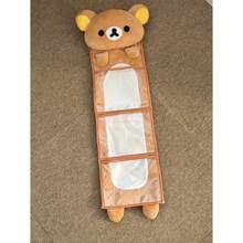 Cute Rilakkuma Wall Hanging Bag Cartoon Relaxbear Door Hanging Large Capacity Kawaii Student Dormitory Sundries Storage - A - Xem 7