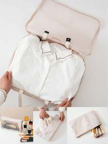 9pcs/Set Travel Packing Cubes - Large Capacity Multi-Function Zipper Storage Bags, Hand-Held Travel Bag, Storage Bag, Mesh Bag, Shoe Bag, Bottle Sleeve, Drawstring Bag, General Bag, Luggage Bag, Underwear Storage Bag, Hospital Bag, Shirts, Underwear, Clothes