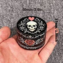 2inch 50mm Cartoon Metal Grinder Zinc Alloy Crusher Cigarette Tobacco 4-Layers Manual Grinder Grass Cigar Smoking Accessories Tool Gift - 2inch - View 5