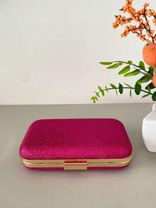 Women Evening Bags - Rose Red - View 4